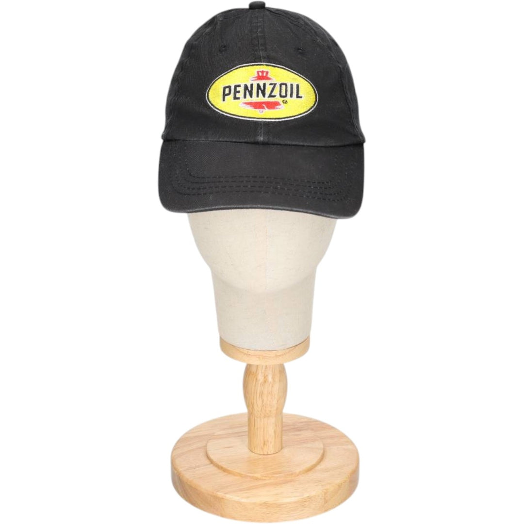 Pennzoil Advertising Baseball Cap, 6-Panel Cap, One Size Fits All unclear black type Vintage Second Hand