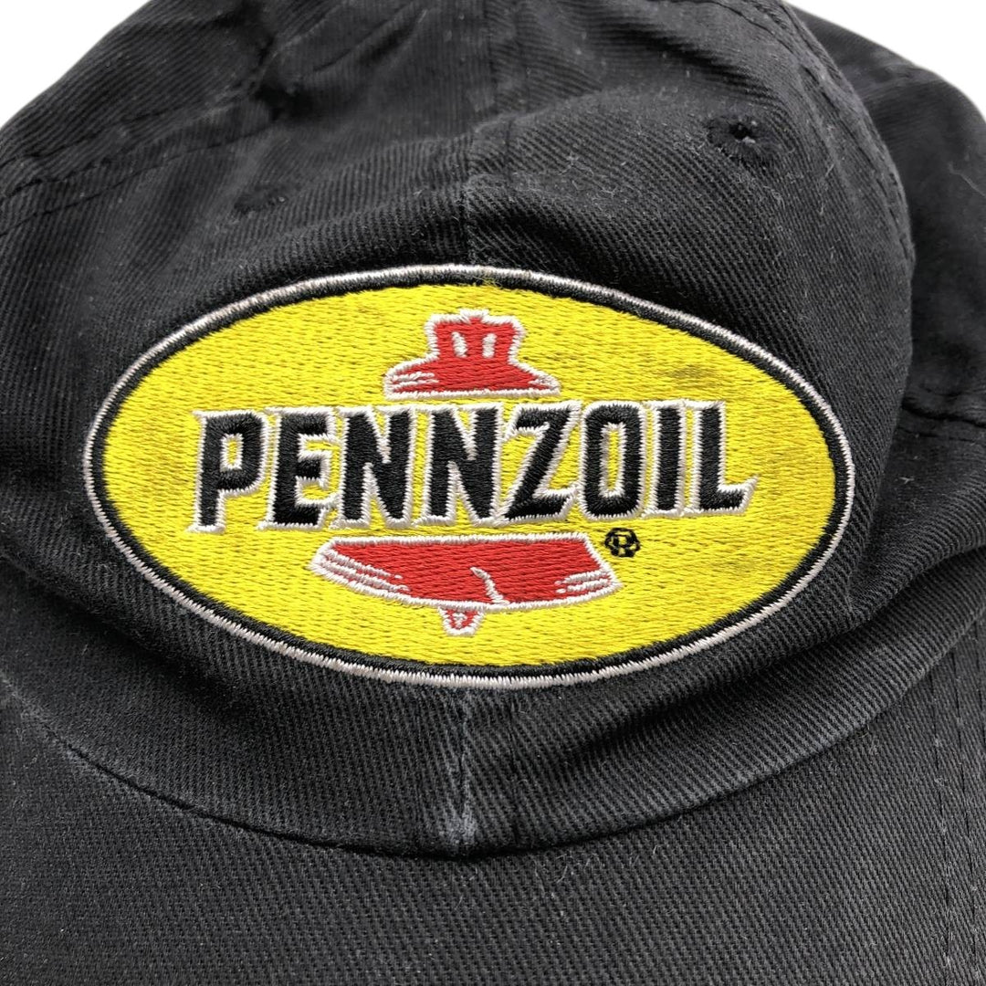 Pennzoil Advertising Baseball Cap, 6-Panel Cap, One Size Fits All unclear black type Vintage Second Hand