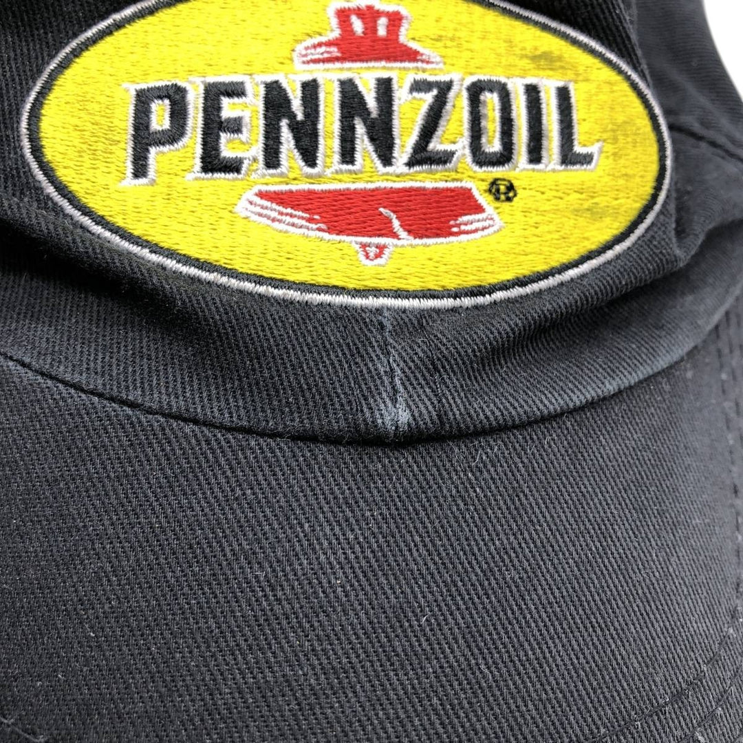 Pennzoil Advertising Baseball Cap, 6-Panel Cap, One Size Fits All unclear black type Vintage Second Hand