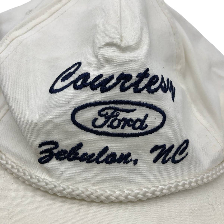 90'S YUPOONG Ford Advertising Baseball Cap, One Size Fits All, Vintage cotton white type Vintage Second Hand