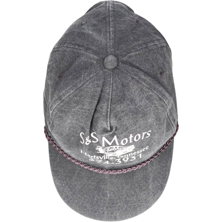 COBRA CAPS S AND S Motors Advertising Baseball Cap (One Size Fits All) cotton gray type Vintage Second Hand