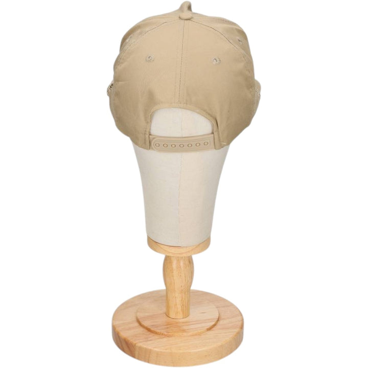 STEWART LUMBER CO. Advertising Trucker Cap Baseball Cap (One Size Fits All) polyester Beige type Vintage Second Hand