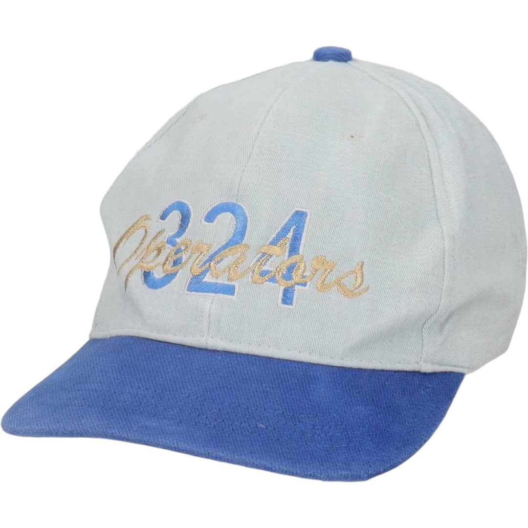 Two-tone baseball cap, 6-panel cap, made in the USA, one size fits all. unclear Blue type light blue Vintage Second Hand