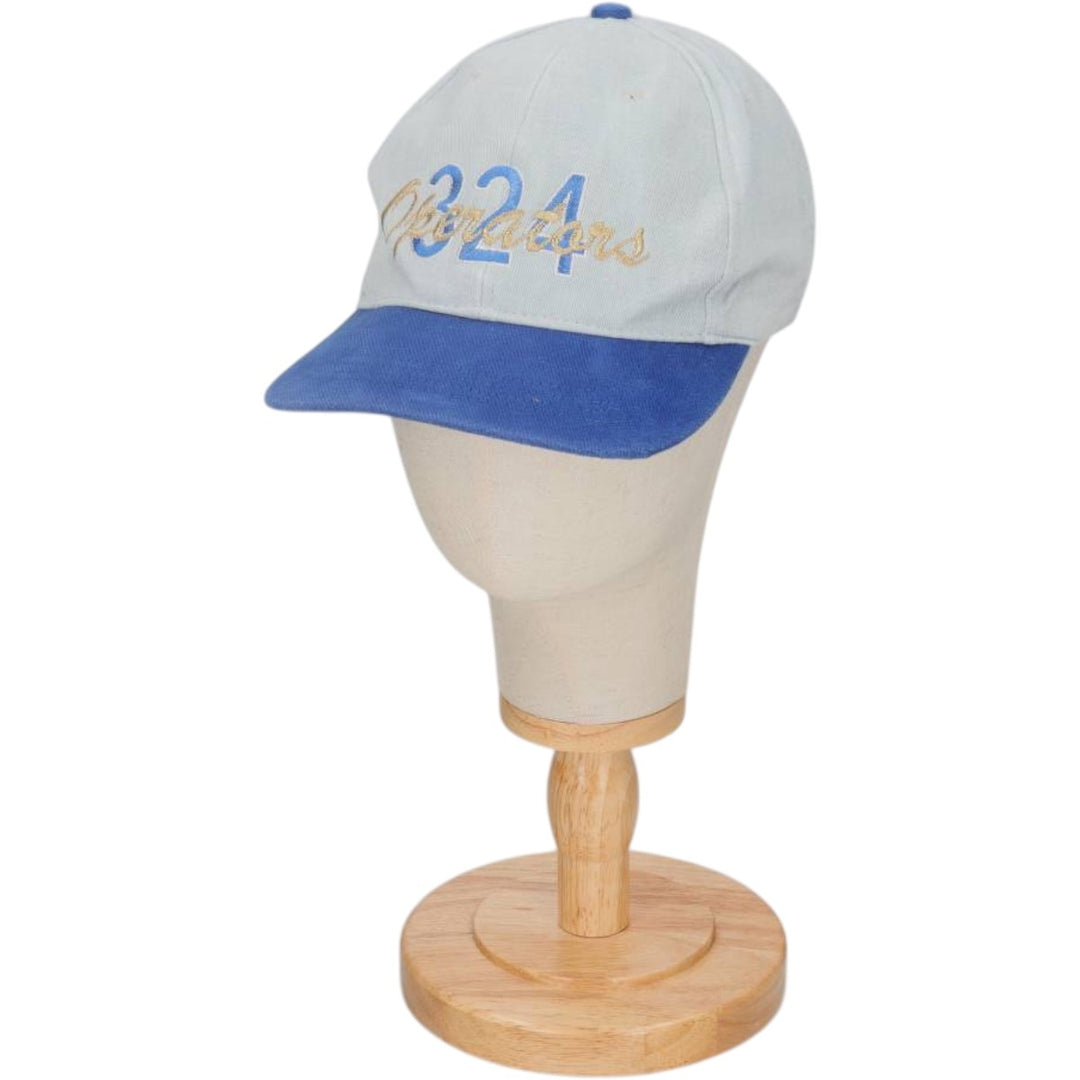 Two-tone baseball cap, 6-panel cap, made in the USA, one size fits all. unclear Blue type light blue Vintage Second Hand