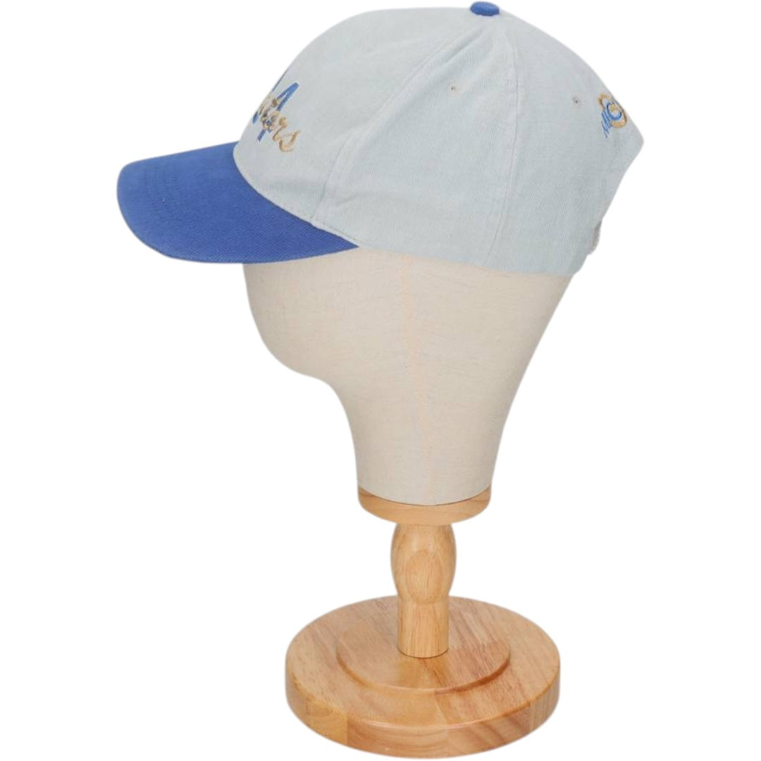 Two-tone baseball cap, 6-panel cap, made in the USA, one size fits all. unclear Blue type light blue Vintage Second Hand