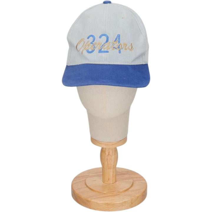 Two-tone baseball cap, 6-panel cap, made in the USA, one size fits all. unclear Blue type light blue Vintage Second Hand