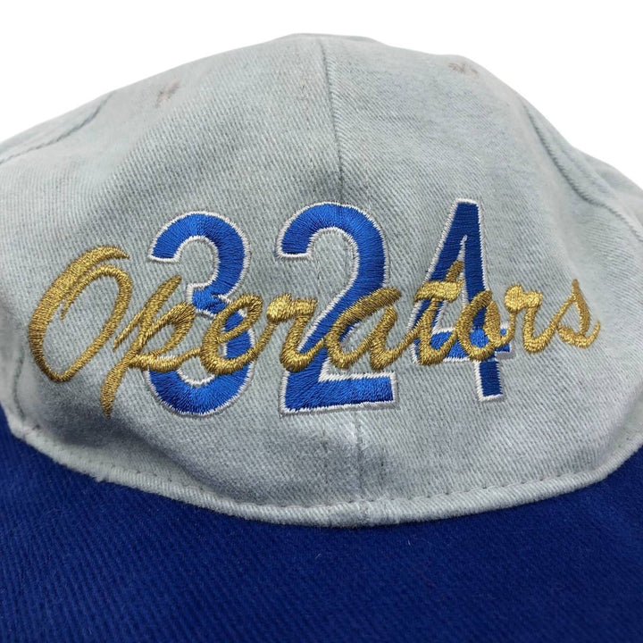 Two-tone baseball cap, 6-panel cap, made in the USA, one size fits all. unclear Blue type light blue Vintage Second Hand