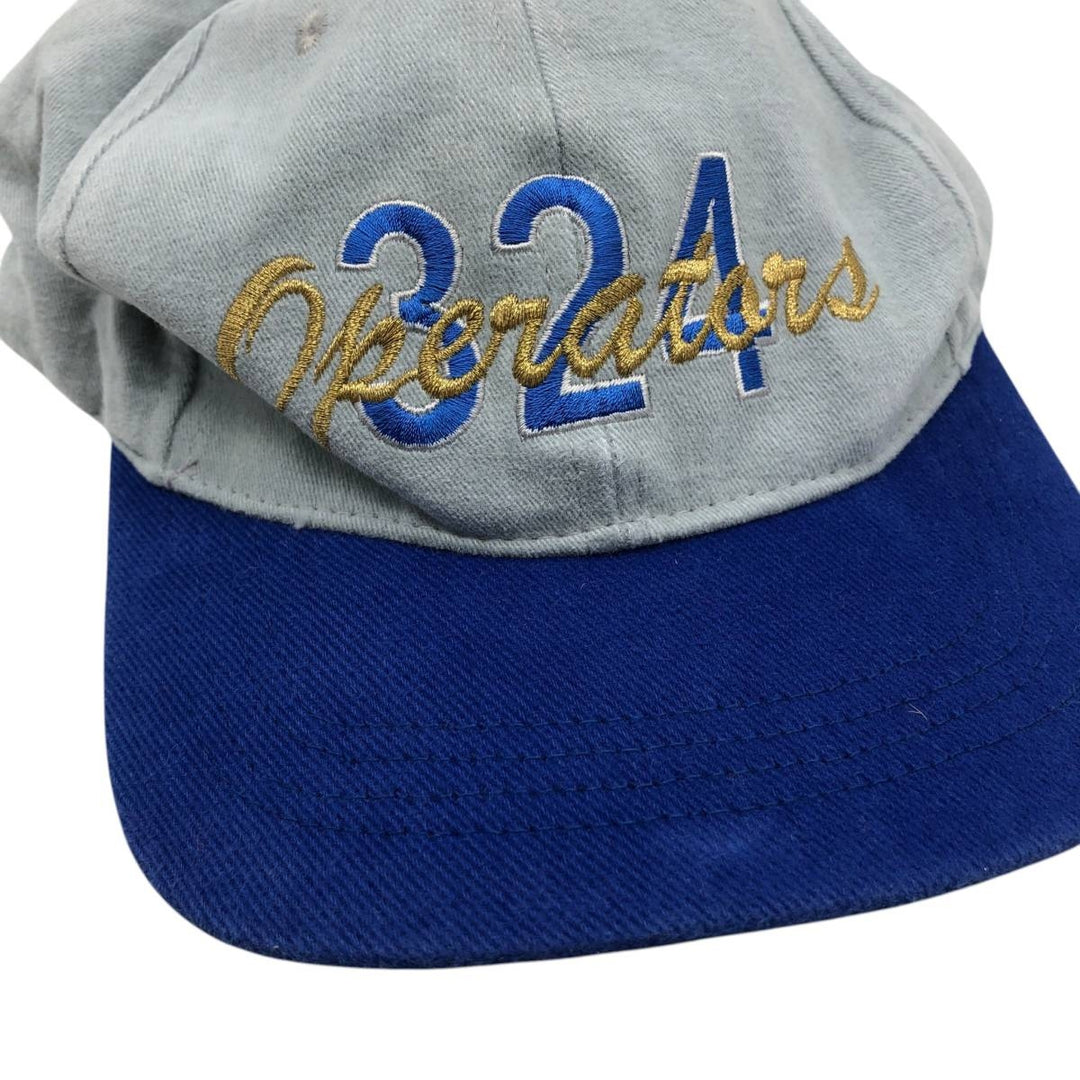 Two-tone baseball cap, 6-panel cap, made in the USA, one size fits all. unclear Blue type light blue Vintage Second Hand