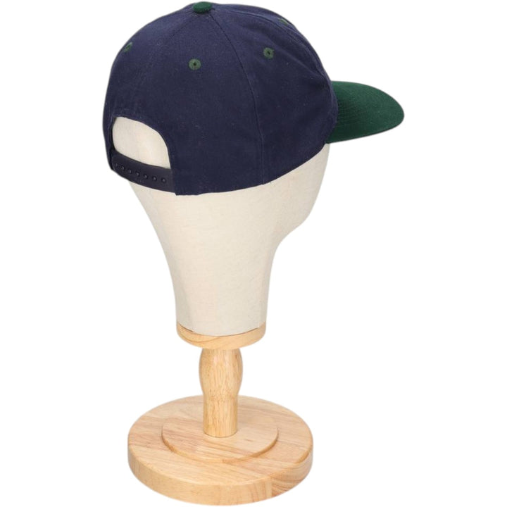80s-90'S Otto John Deere Two-Tone Baseball Cap, 6-Panel Cap, One Size Fits All, Vintage polyester navy blue type Vintage Second Hand