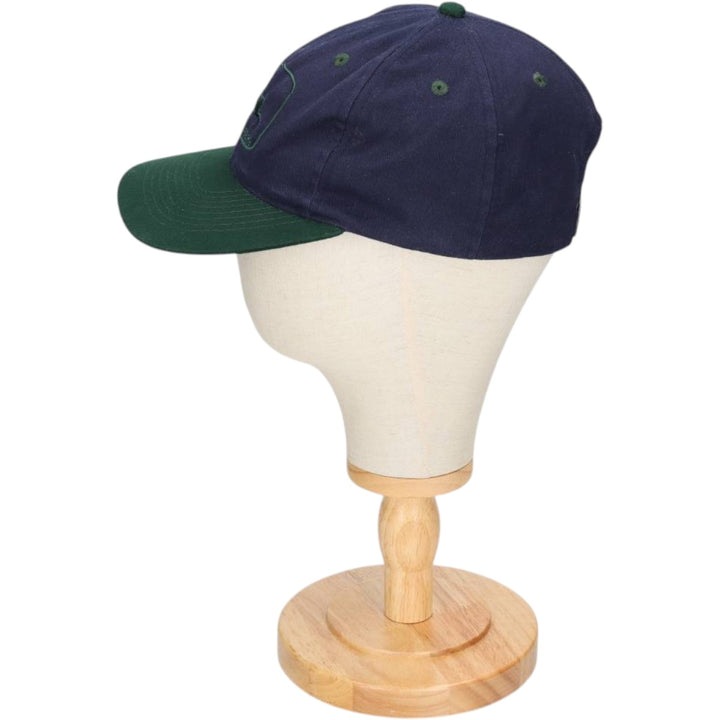 80s-90'S Otto John Deere Two-Tone Baseball Cap, 6-Panel Cap, One Size Fits All, Vintage polyester navy blue type Vintage Second Hand