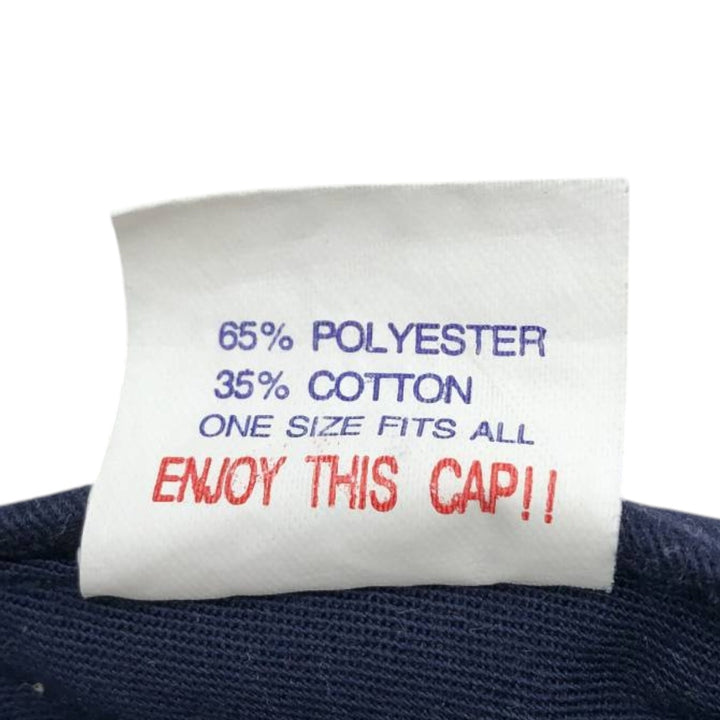 80s-90'S Otto John Deere Two-Tone Baseball Cap, 6-Panel Cap, One Size Fits All, Vintage polyester navy blue type Vintage Second Hand