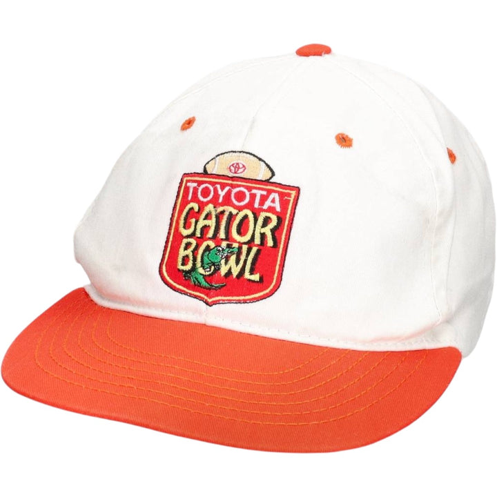 1990'S Toyota Advertising Two-Tone Baseball Cap, Made in USA, One Size Fits All, Vintage unclear white type Vintage Second Hand