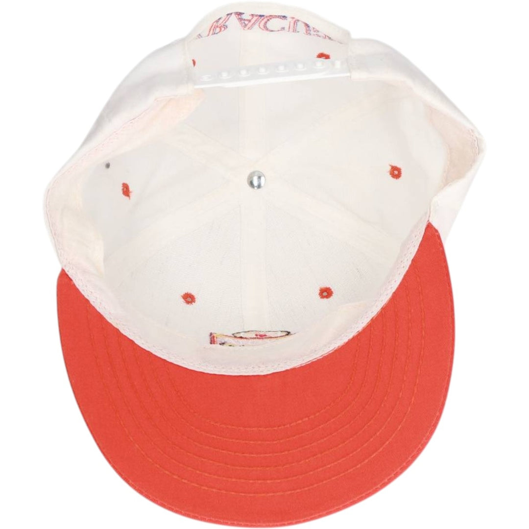 1990'S Toyota Advertising Two-Tone Baseball Cap, Made in USA, One Size Fits All, Vintage unclear white type Vintage Second Hand