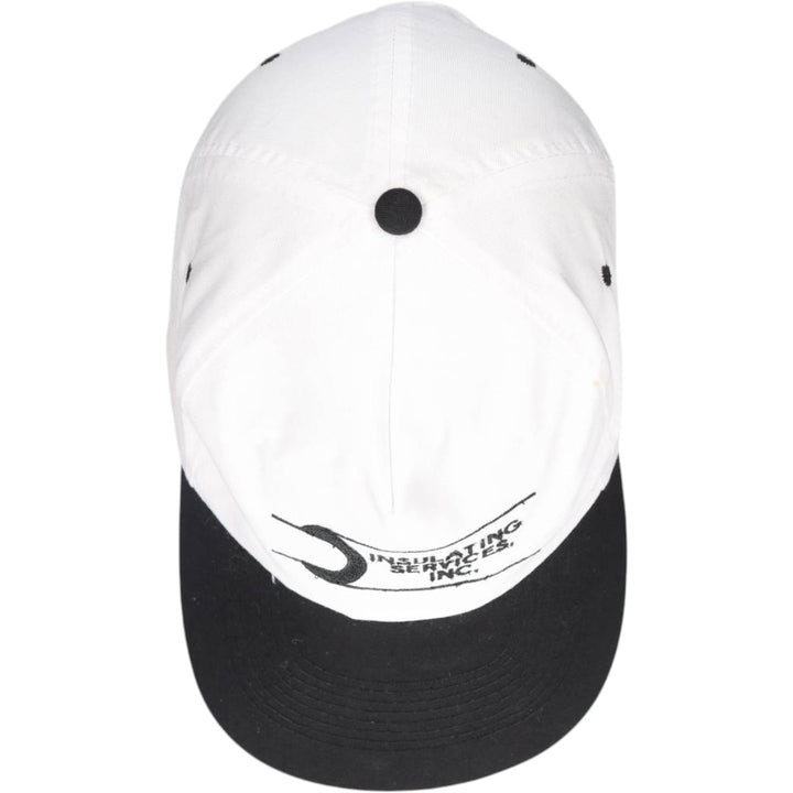 KC INSULATING SERVICES INC Advertising Two-Tone Baseball Cap (One Size Fits All) unclear white type Vintage Second Hand