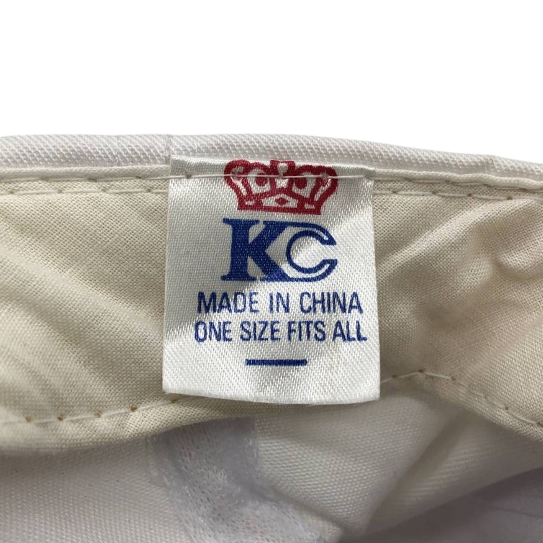 KC INSULATING SERVICES INC Advertising Two-Tone Baseball Cap (One Size Fits All) unclear white type Vintage Second Hand