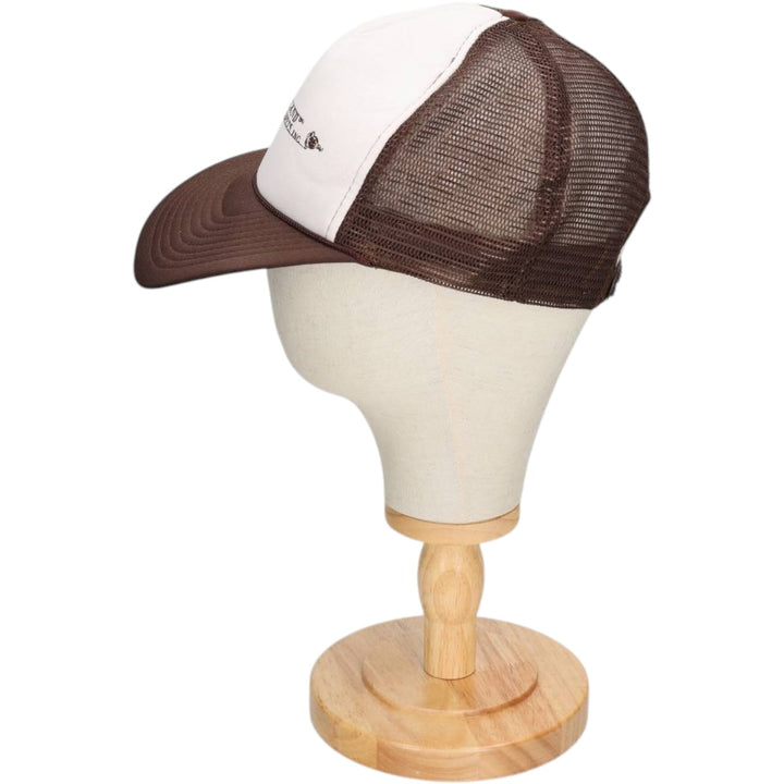 ~90'S CAPS'N STUFF Trucker Cap Mesh Cap One Size Fits All Vintage polyester brown type Vintage Second Hand