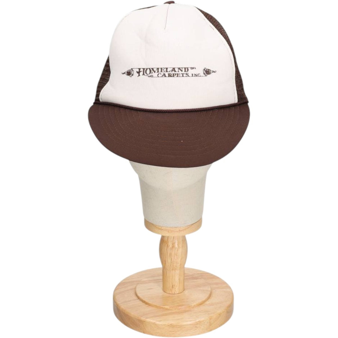 ~90'S CAPS'N STUFF Trucker Cap Mesh Cap One Size Fits All Vintage polyester brown type Vintage Second Hand