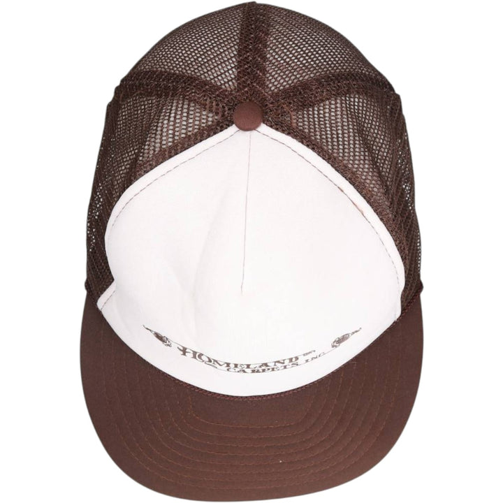 ~90'S CAPS'N STUFF Trucker Cap Mesh Cap One Size Fits All Vintage polyester brown type Vintage Second Hand