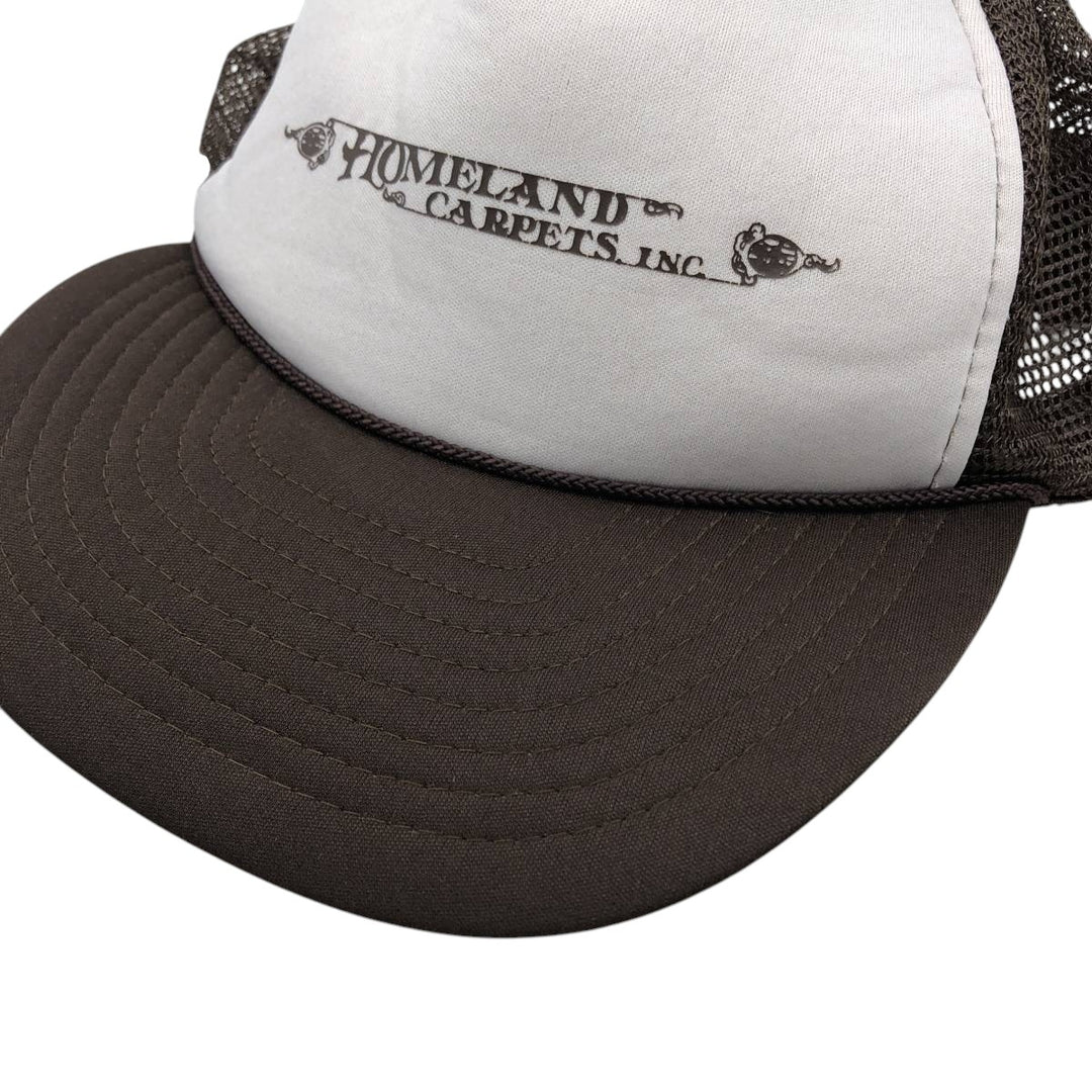 ~90'S CAPS'N STUFF Trucker Cap Mesh Cap One Size Fits All Vintage polyester brown type Vintage Second Hand