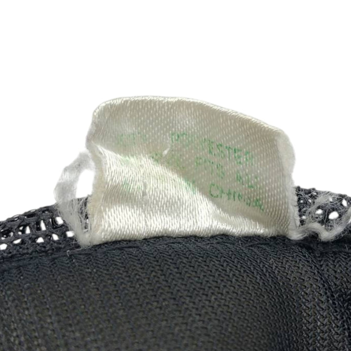 Trucker cap, mesh cap, free size polyester black type Vintage Second Hand