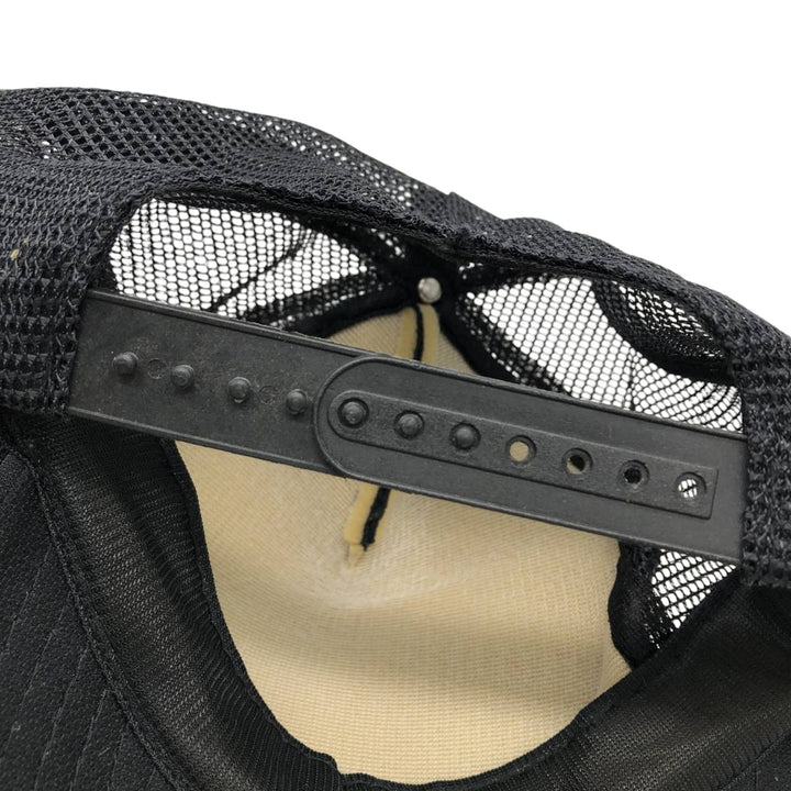 Trucker cap, mesh cap, free size polyester black type Vintage Second Hand