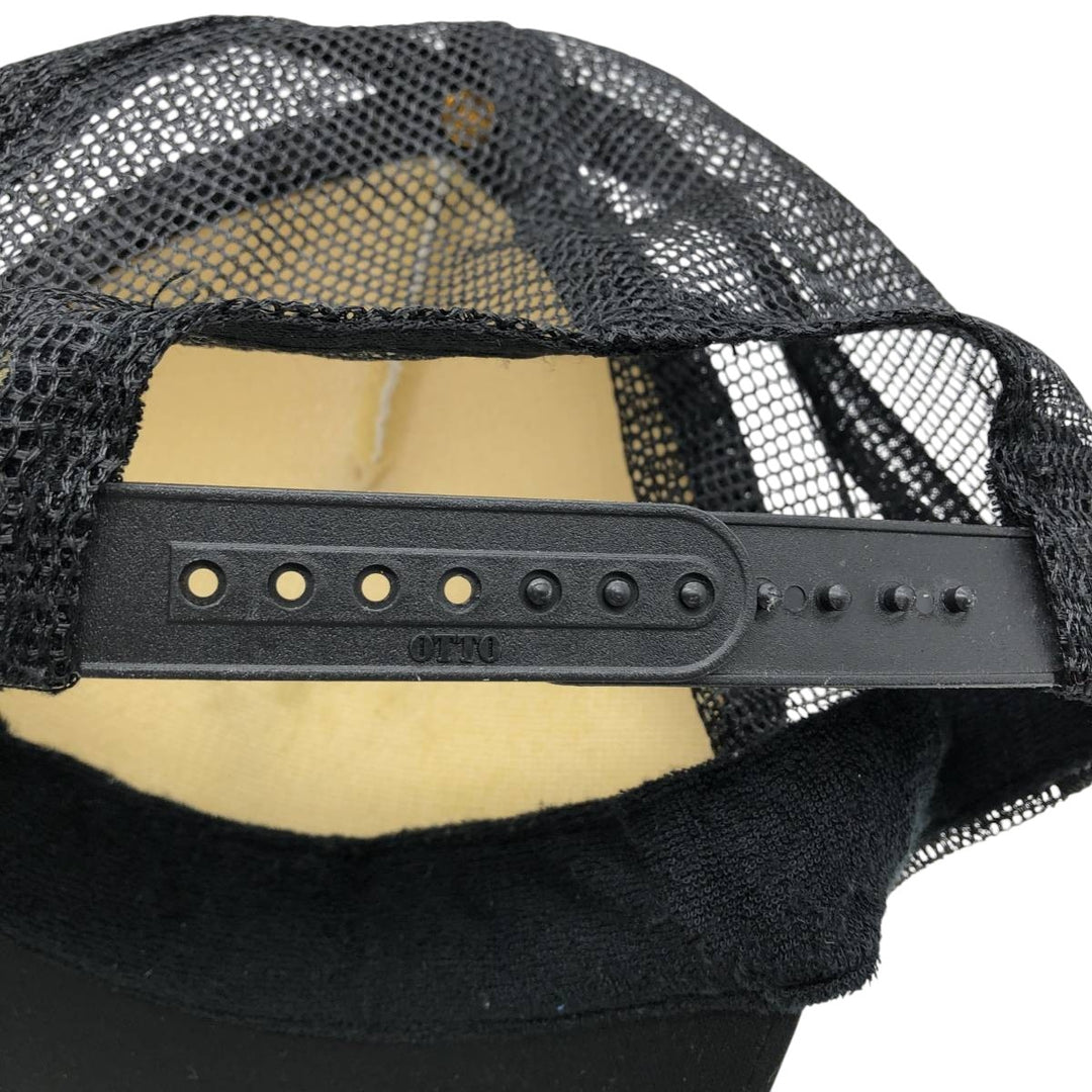 ~90'S OTTO Trucker Cap Mesh Cap One Size Fits All Vintage polyester black type Vintage Second Hand