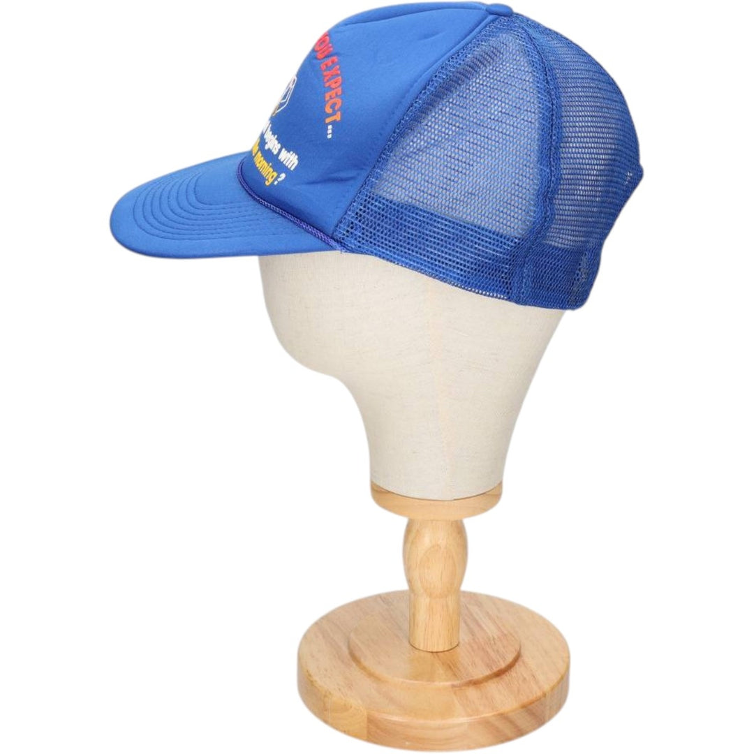 Tracker Cap Message Mesh Cap One Size Fits All unclear blue type Vintage Second Hand