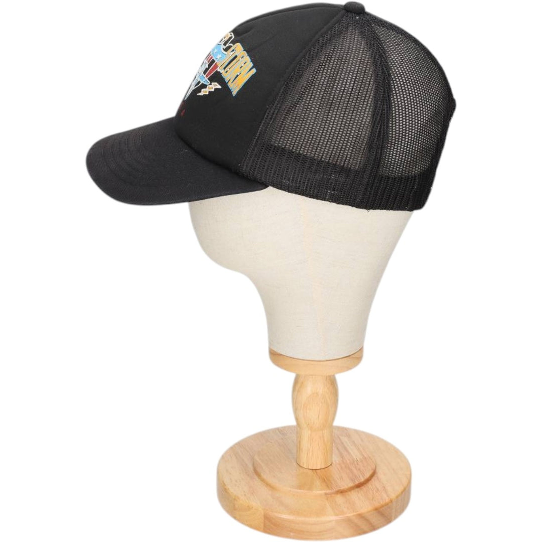 YUPOONG Eagle Pattern American Flag Pattern Trucker Cap Mesh Cap One Size Fits All cotton black type Vintage Second Hand