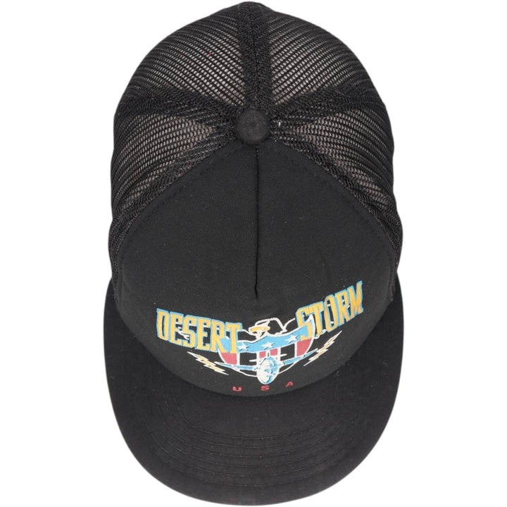 YUPOONG Eagle Pattern American Flag Pattern Trucker Cap Mesh Cap One Size Fits All cotton black type Vintage Second Hand