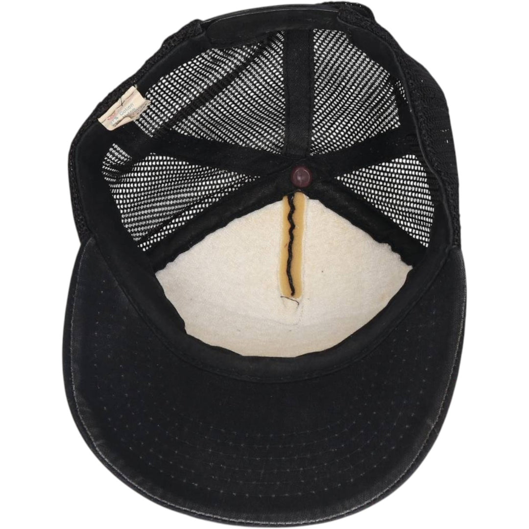 YUPOONG Eagle Pattern American Flag Pattern Trucker Cap Mesh Cap One Size Fits All cotton black type Vintage Second Hand