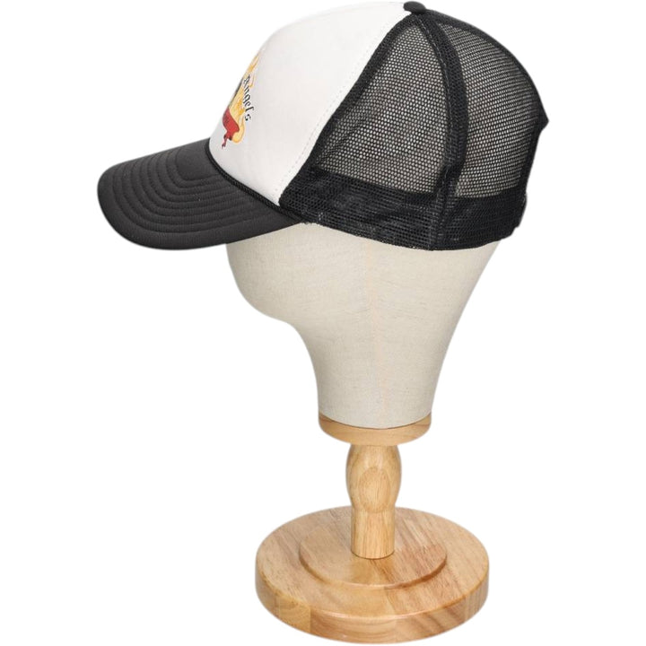 2000'S NISSUN Charlie's Angels Full Throttle Movie Fire Pattern Mesh Cap (One Size Fits All) unclear black type Vintage Second Hand