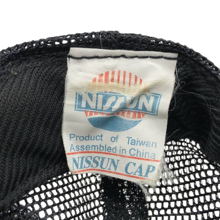 2000'S NISSUN Charlie's Angels Full Throttle Movie Fire Pattern Mesh Cap (One Size Fits All) unclear black type Vintage Second Hand