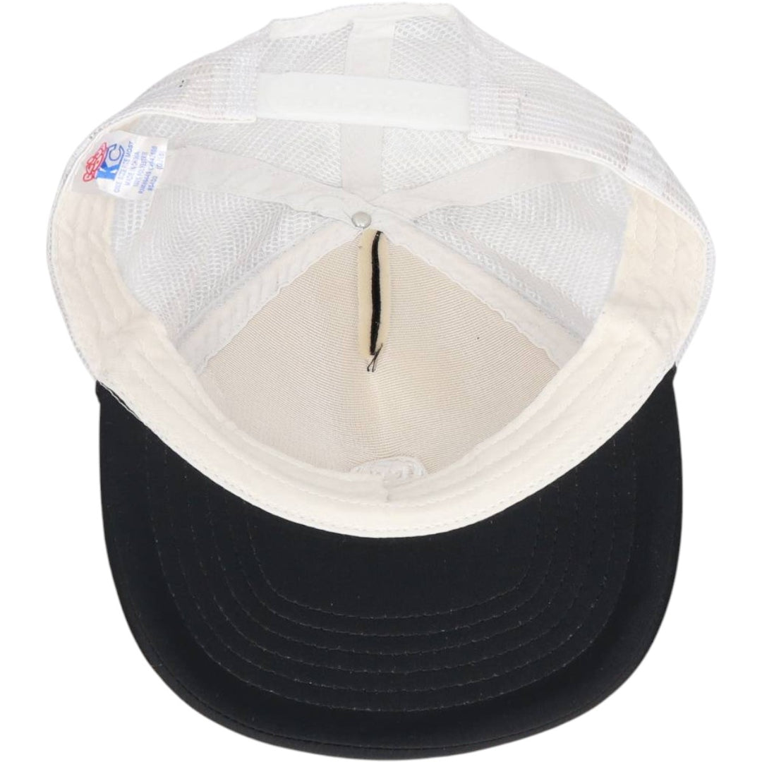 KC LONDON SALVAGE and TRADING CO. LTD. Two-tone Trucker Cap Mesh Cap One Size Fits All polyester black type Vintage Second Hand