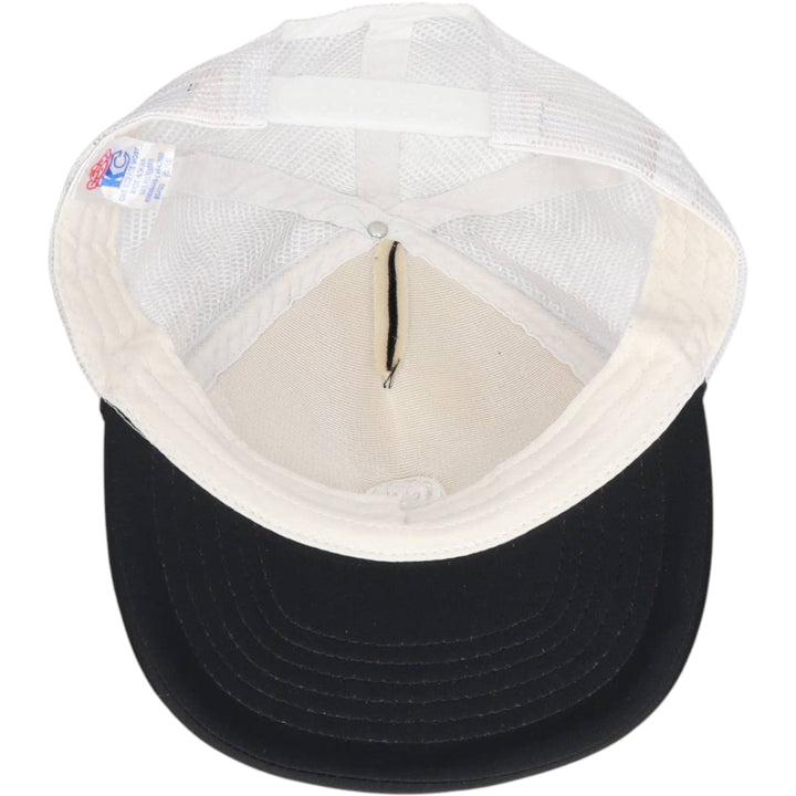 KC LONDON SALVAGE and TRADING CO. LTD. Two-tone Trucker Cap Mesh Cap One Size Fits All polyester black type Vintage Second Hand