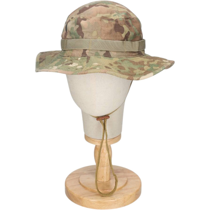 Civilian-made camouflage pattern MultiCam ripstop boonie hat, one size fits all. cotton Khaki type Vintage Second Hand