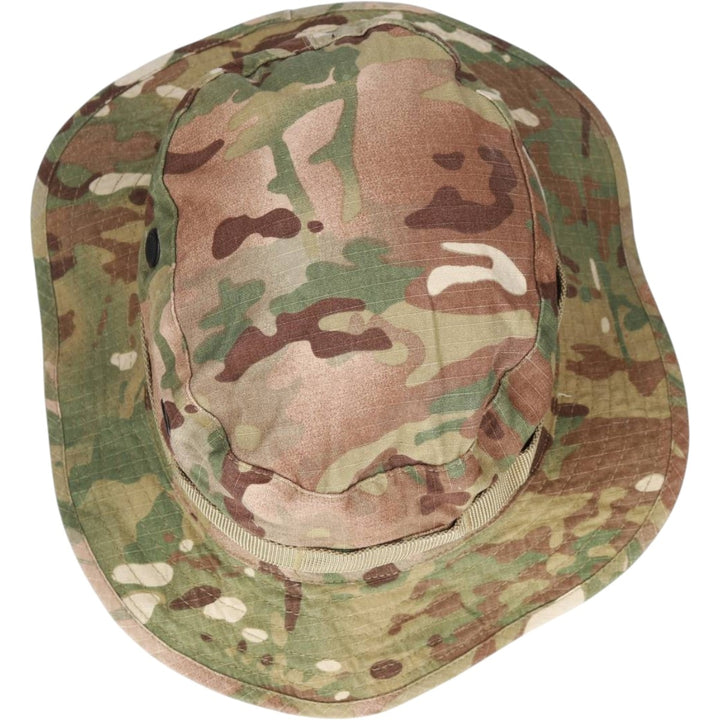 Civilian-made camouflage pattern MultiCam ripstop boonie hat, one size fits all. cotton Khaki type Vintage Second Hand