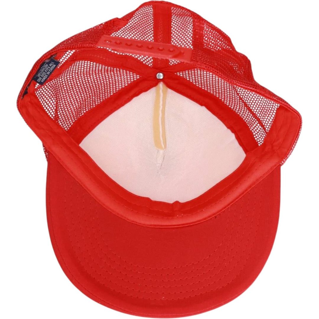 Hit Wear Microsoft Tracker Cap Advertising Mesh Cap One Size Fits All polyester red type Vintage Second Hand