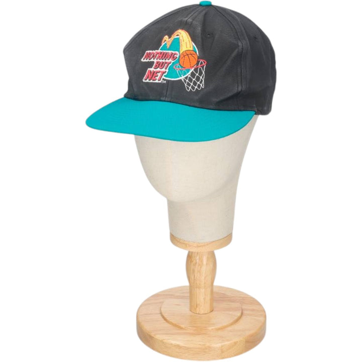 90'S McDonald's Two-Tone Advertising Baseball Cap, 6-Panel Cap, One Size Fits All, Vintage unclear black type Vintage Second Hand