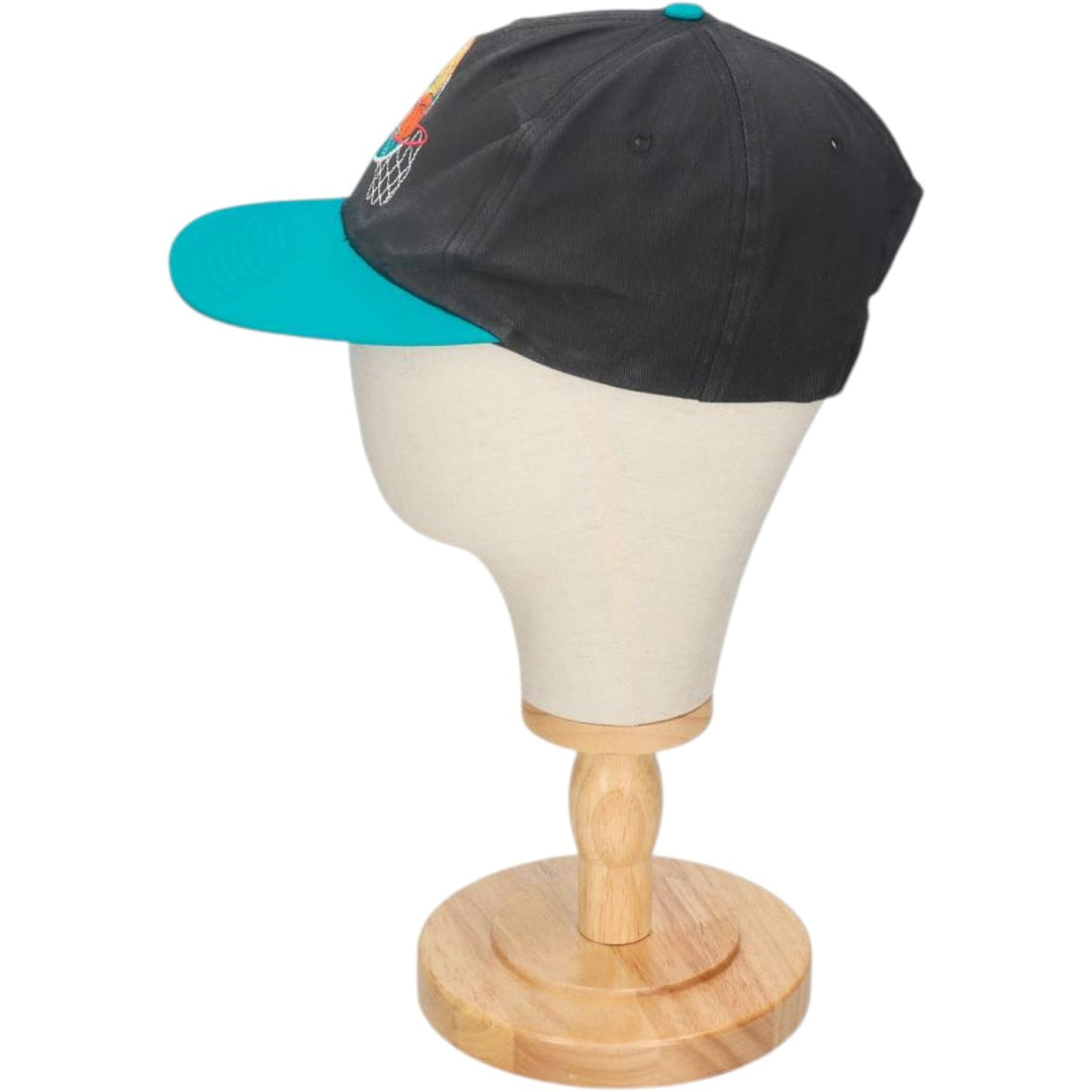 90'S McDonald's Two-Tone Advertising Baseball Cap, 6-Panel Cap, One Size Fits All, Vintage unclear black type Vintage Second Hand
