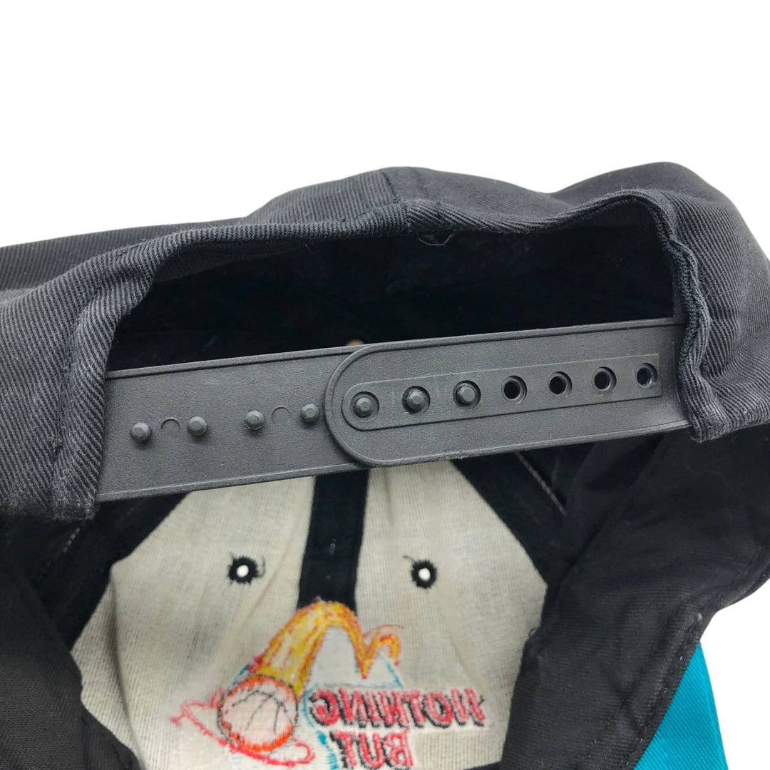 90'S McDonald's Two-Tone Advertising Baseball Cap, 6-Panel Cap, One Size Fits All, Vintage unclear black type Vintage Second Hand