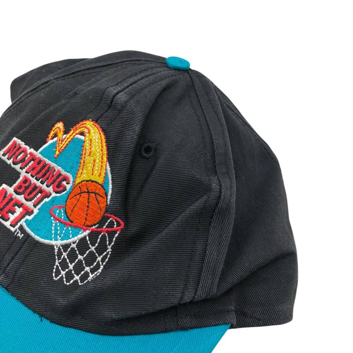 90'S McDonald's Two-Tone Advertising Baseball Cap, 6-Panel Cap, One Size Fits All, Vintage unclear black type Vintage Second Hand