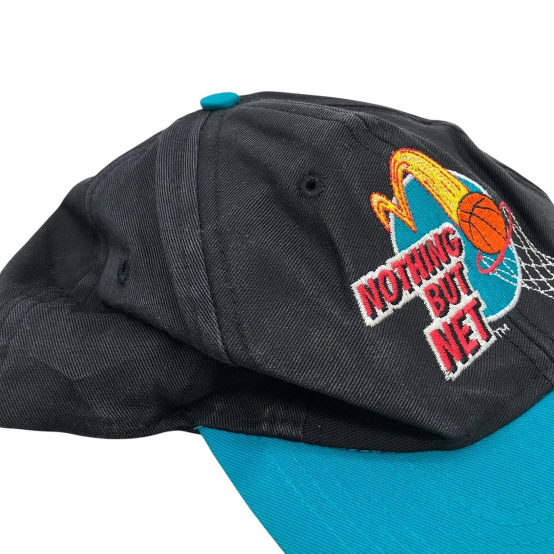 90'S McDonald's Two-Tone Advertising Baseball Cap, 6-Panel Cap, One Size Fits All, Vintage unclear black type Vintage Second Hand