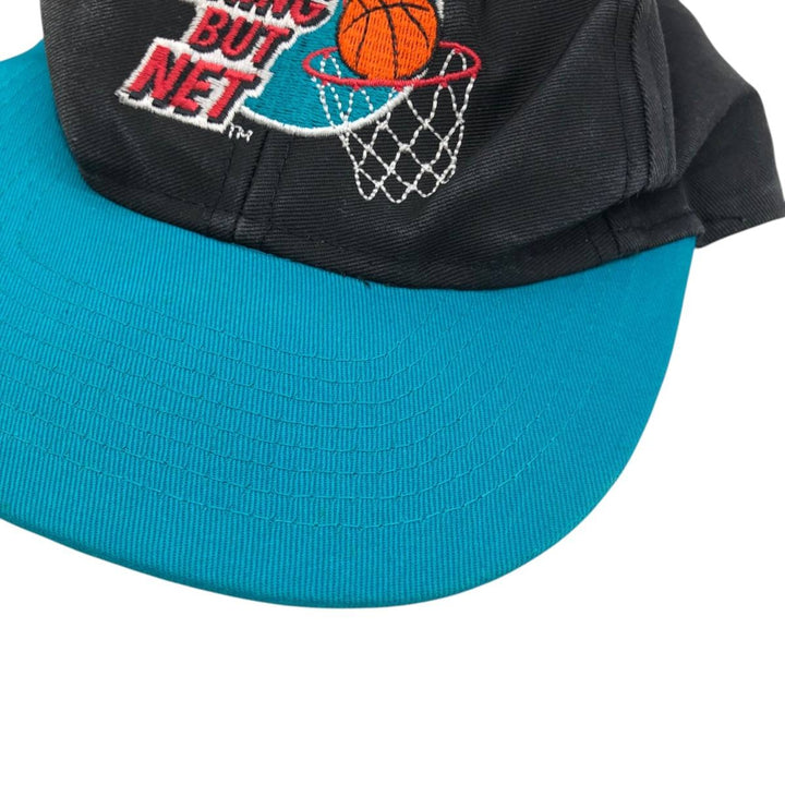 90'S McDonald's Two-Tone Advertising Baseball Cap, 6-Panel Cap, One Size Fits All, Vintage unclear black type Vintage Second Hand