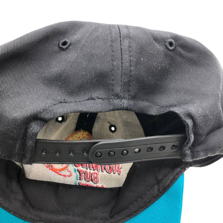 90'S McDonald's Two-Tone Advertising Baseball Cap, 6-Panel Cap, One Size Fits All, Vintage unclear black type Vintage Second Hand