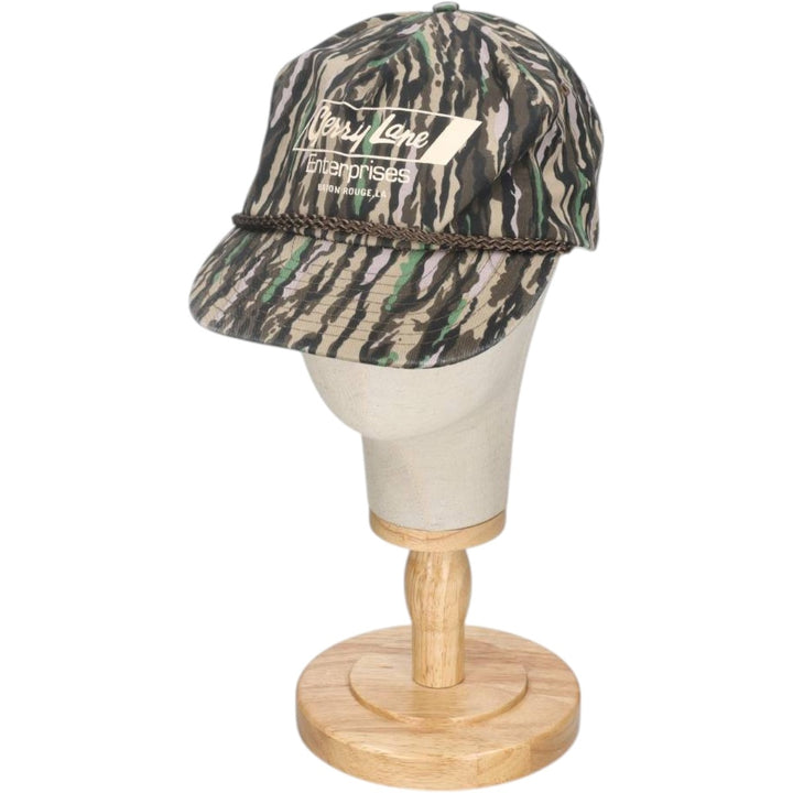 NISSUN Trucker Cap, Camouflage Pattern, Tiger Stripe Camo, Baseball Cap, One Size Fits All unclear Khaki type Vintage Second Hand