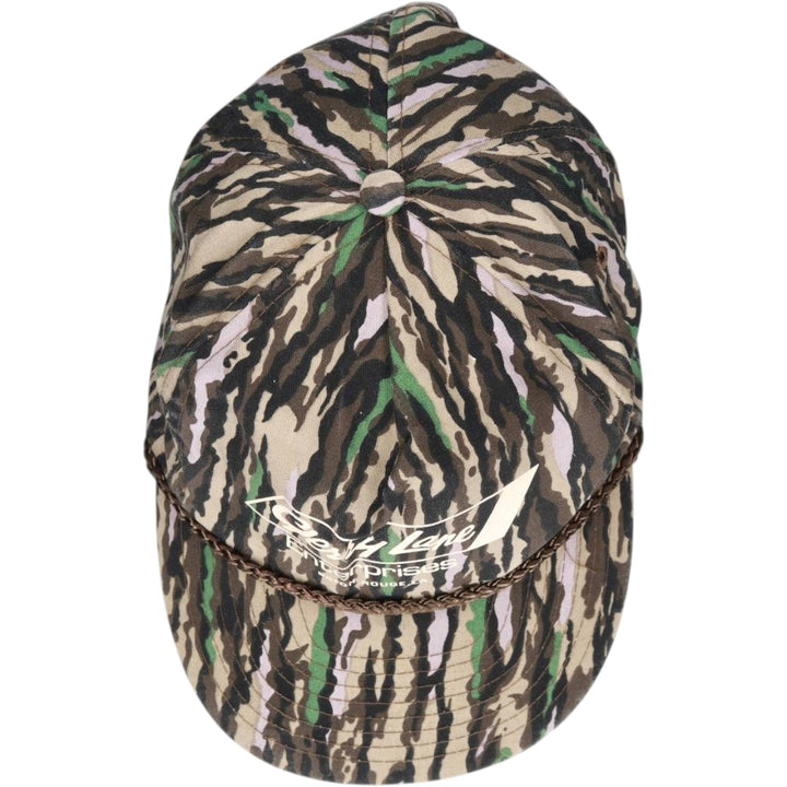 NISSUN Trucker Cap, Camouflage Pattern, Tiger Stripe Camo, Baseball Cap, One Size Fits All unclear Khaki type Vintage Second Hand