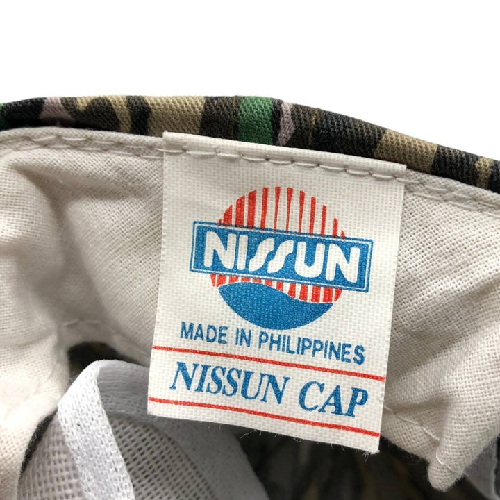 NISSUN Trucker Cap, Camouflage Pattern, Tiger Stripe Camo, Baseball Cap, One Size Fits All unclear Khaki type Vintage Second Hand