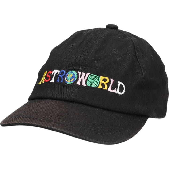 Travis Scott ASTROWORLD Baseball Cap, 6-Panel Cap, One Size Fits All unclear black type Vintage Second Hand