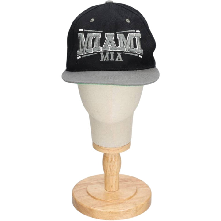 MIAMI Two-Tone Baseball Cap, 6-Panel Cap, One Size Fits All unclear black type Vintage Second Hand