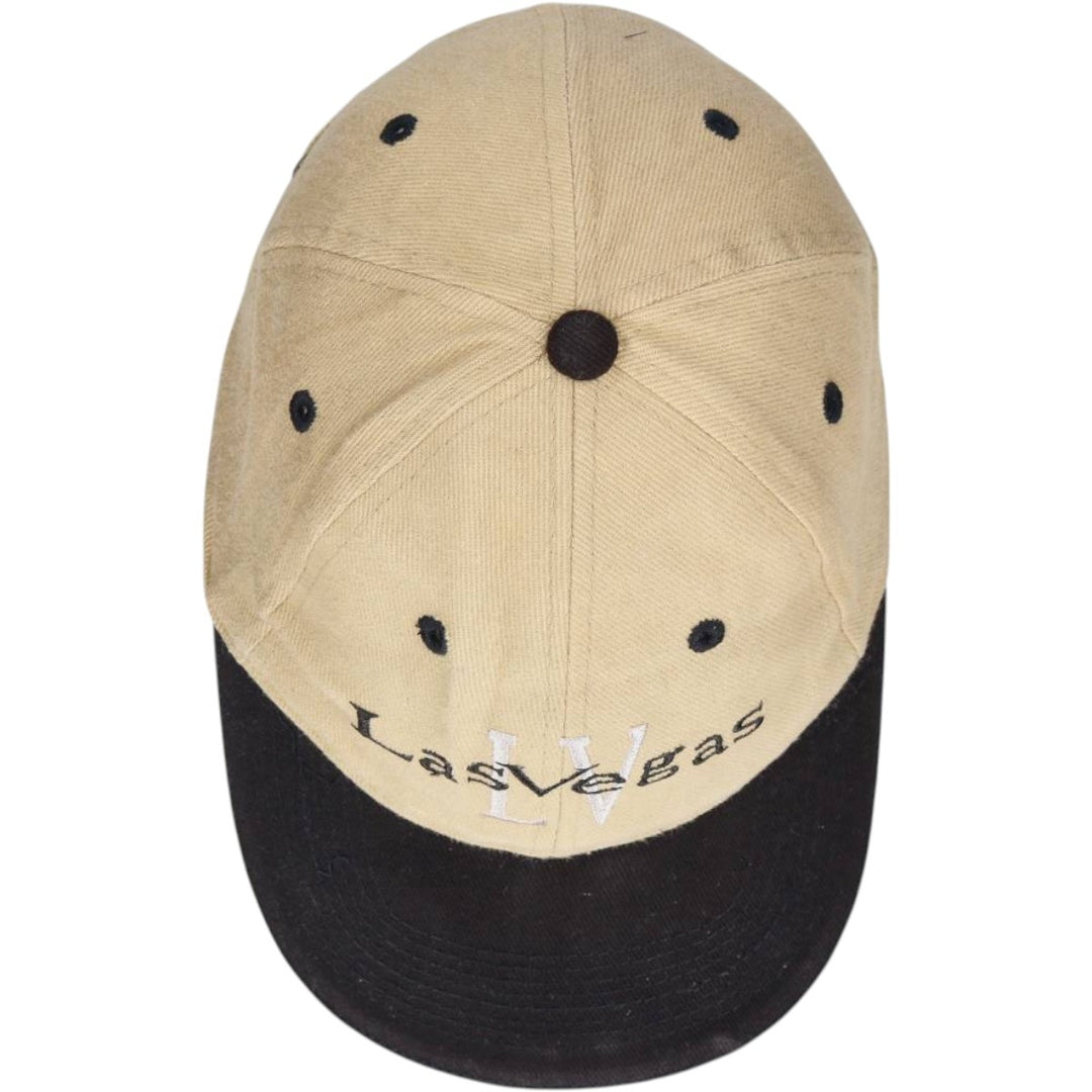 CENTURY TRADING Two-Tone Baseball Cap, 6-Panel Cap, One Size Fits All cotton Beige type Vintage Second Hand